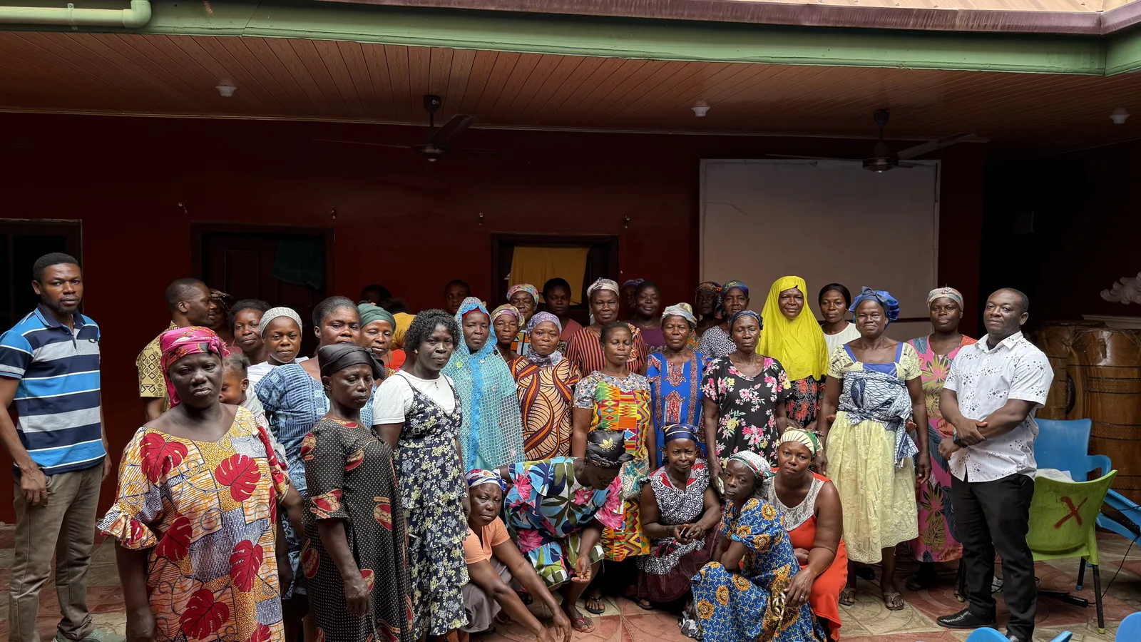 The 2026 GROW cohort with facilitators in Mpatasie, Ashanti Region